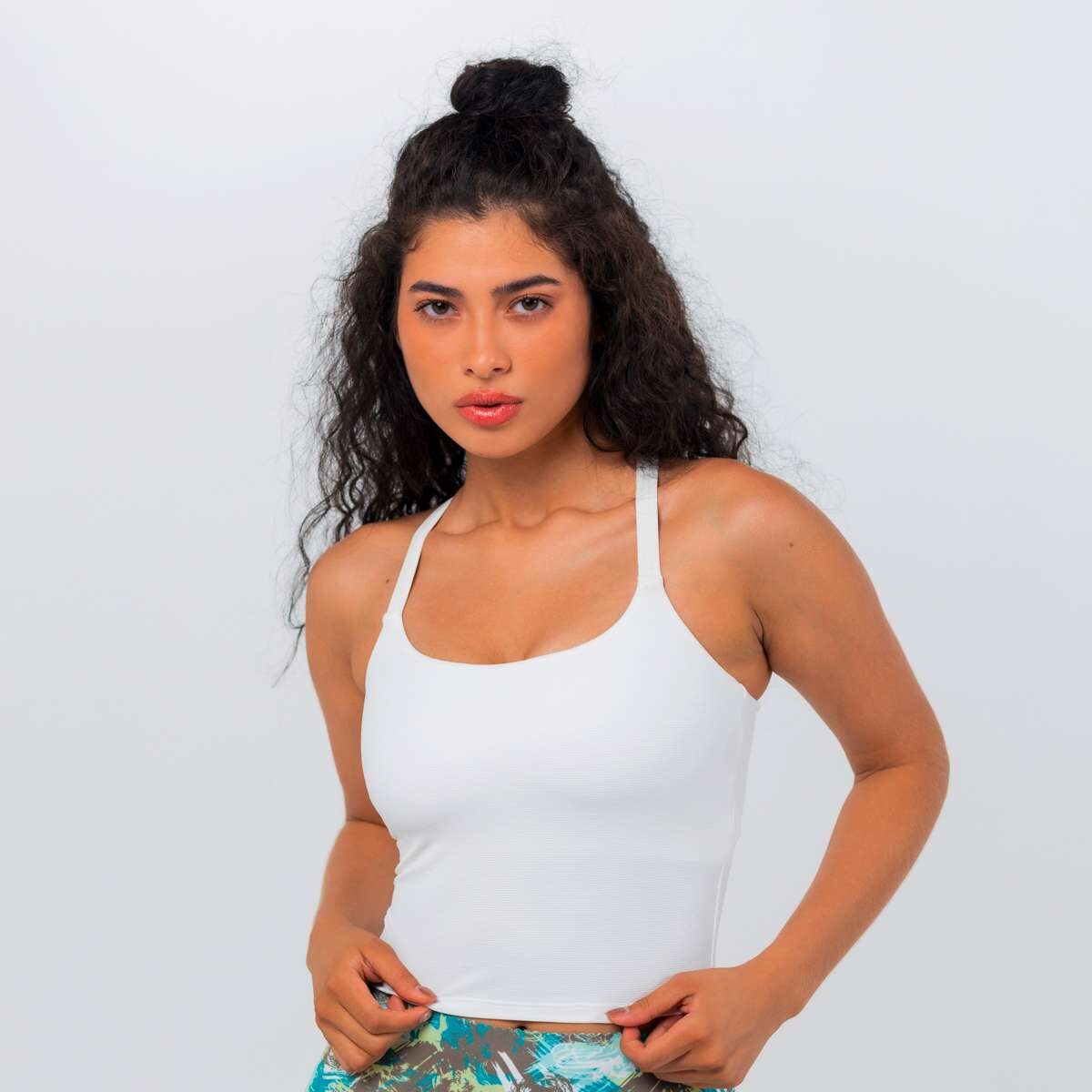 Remera Ztek Soltic Top de Mujer - blanco 