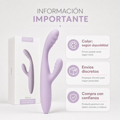 Vibrador Rabbit Ultra Fino Control APP Usb Con Calefacción Vibrador Rabbit Ultra Fino Control APP Usb Con Calefacción