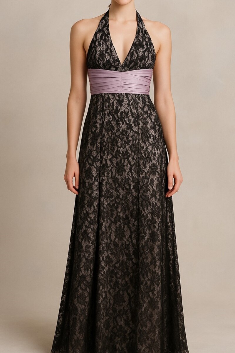 Vestido Satca Lila