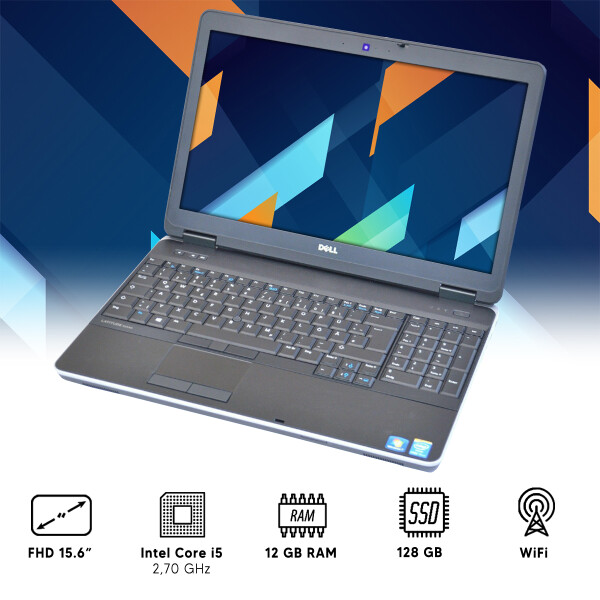 Notebook Dell Latitude E6540 I5/ 12 Gb Ram/ 128 Gb Ssd NOTEBOOK RFPL DELL 6540 I5/8/500/15.6