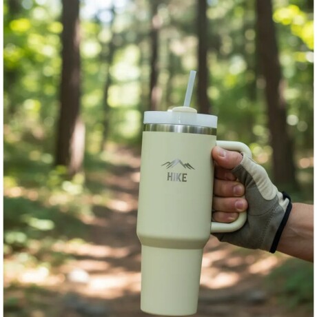 Termo Mega Sip 1180 ML Hike Color Crema