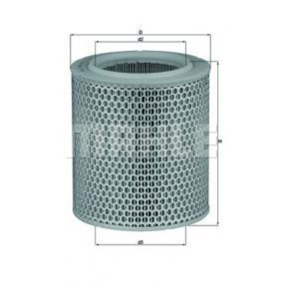 FILTRO AIRE CITROEN - PEUGEOT BOXER-JUMPER-DUCATO 1.9 = AA.1076 MAHLE 