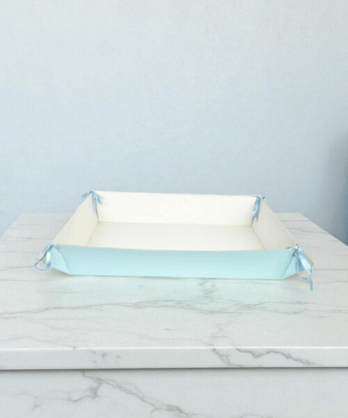 Bandeja baby shower 28,5x19x8 cm - PERLATO CELESTE Bandeja baby shower 28,5x19x8 cm - PERLATO CELESTE