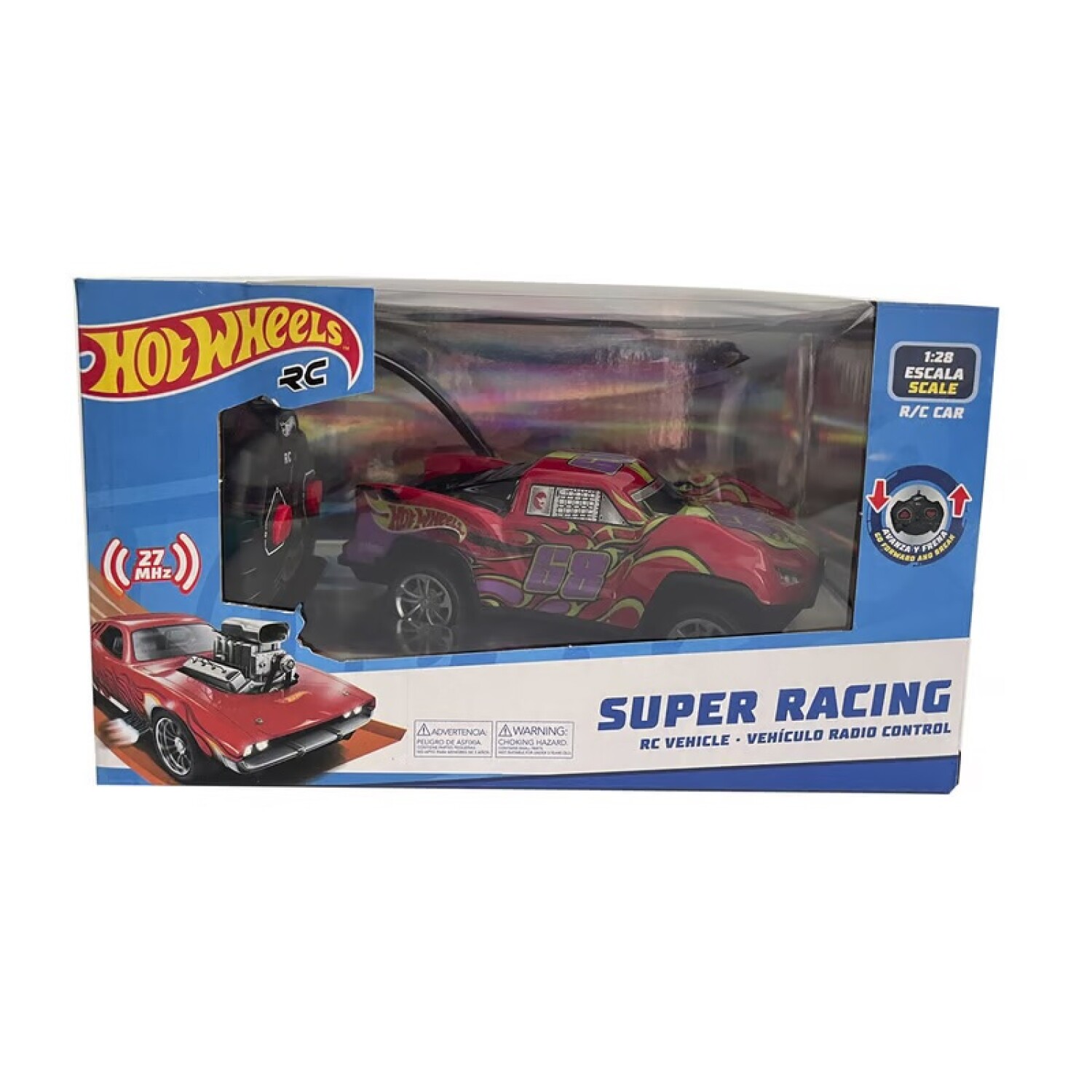 Auto a Control Remoto HOT WHEELS Racing Car 15cm