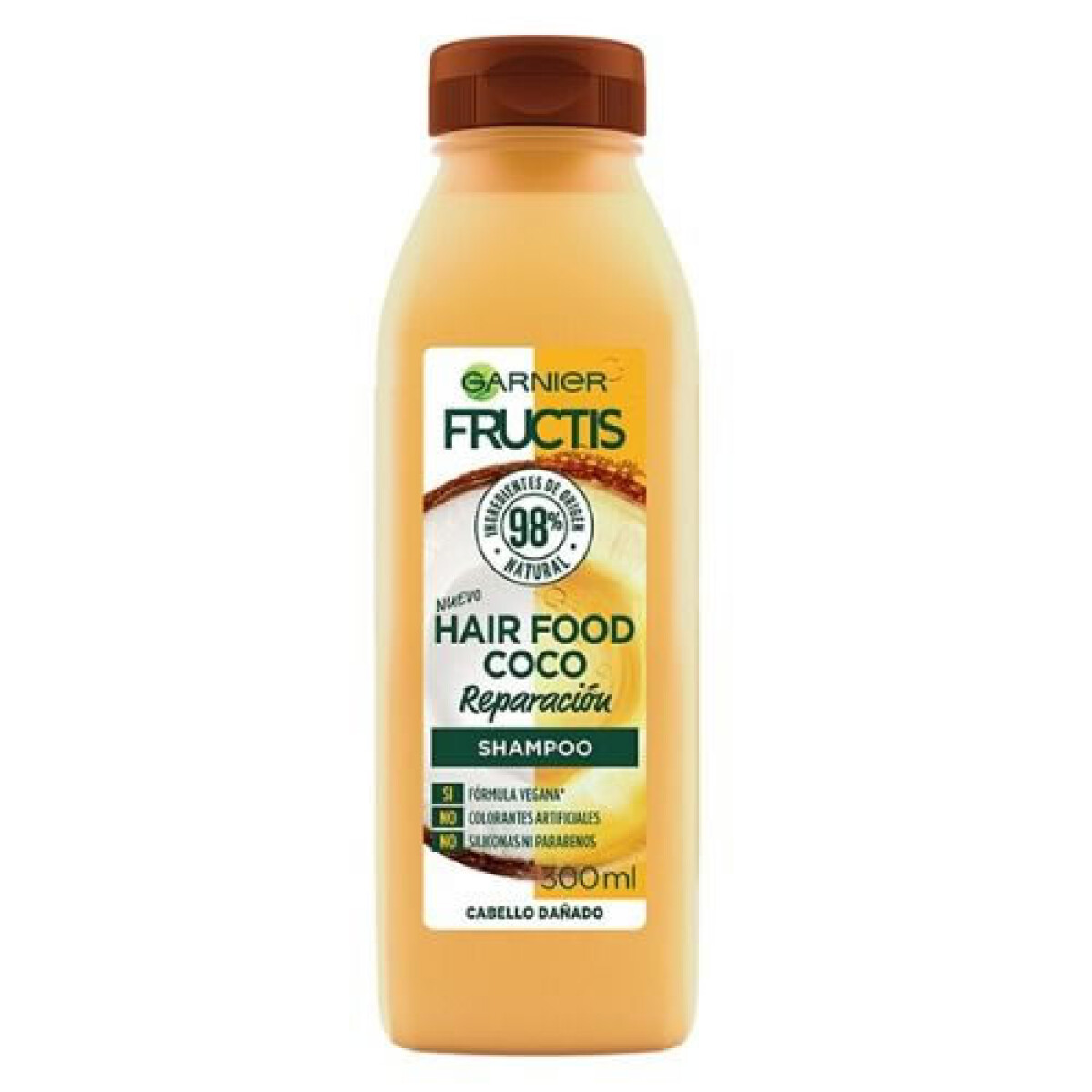 Shampoo Fructis Hair Food Coco 300 ml – Nutrición y Brillo