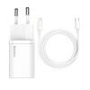 Cargador Baseus Usb-C 20W Cable Type-C / Lightning TZCCSUP-B02 Cargador Baseus Usb-C 20W Cable Type-C / Lightning TZCCSUP-B02