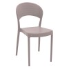 Silla Sissi Respaldo Cerrado en Polipropileno - Color beige - 92046/421 Silla Sissi Respaldo Cerrado en Polipropileno - Color beige - 92046/421