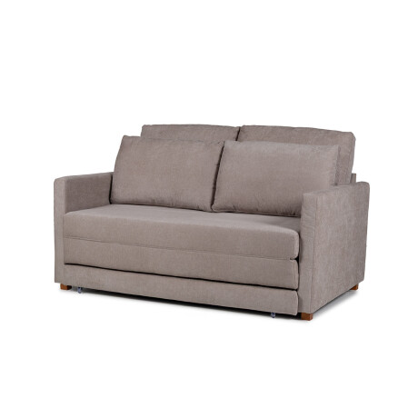 Sofá Cama Niki - Tela Microfibra 10287 (Tostado)