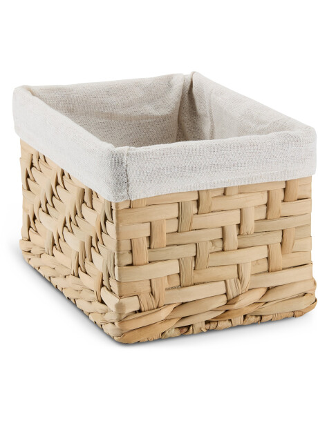 Cesta EJNO A16xL22xA14cm con tela nat Cesta EJNO A16xL22xA14cm con tela nat