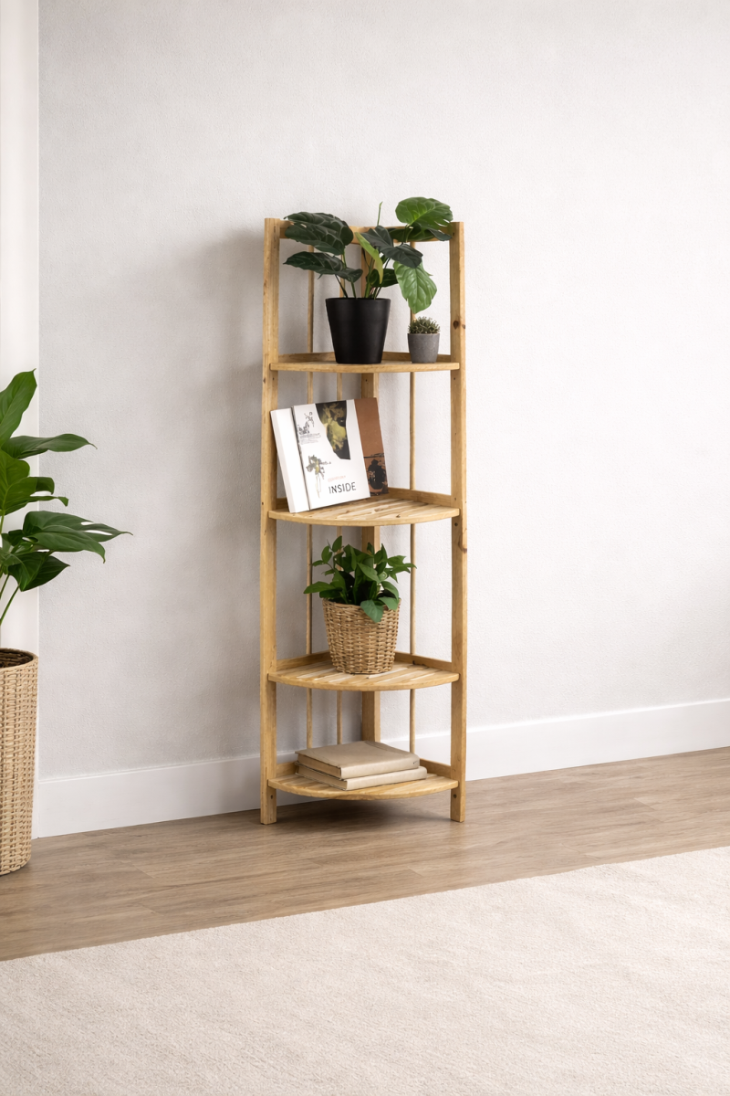 ESQUINERO 3 NIVELES - MADERA 