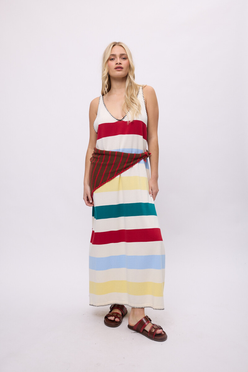 Vestido Vira - Crudo 