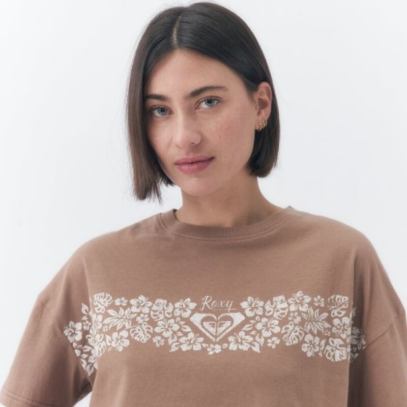 Remera Roxy con estampa Marron