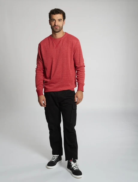 Pantalon cargo slim negro