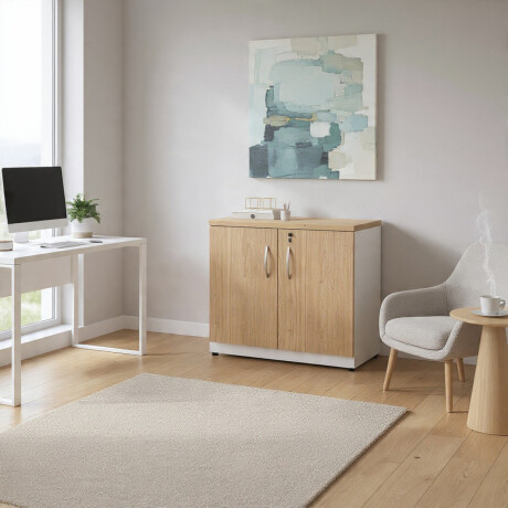 Armario bajo - Organizador con llave - Línea Oficina Corporativa Armario bajo - Organizador con llave - Línea Oficina Corporativa