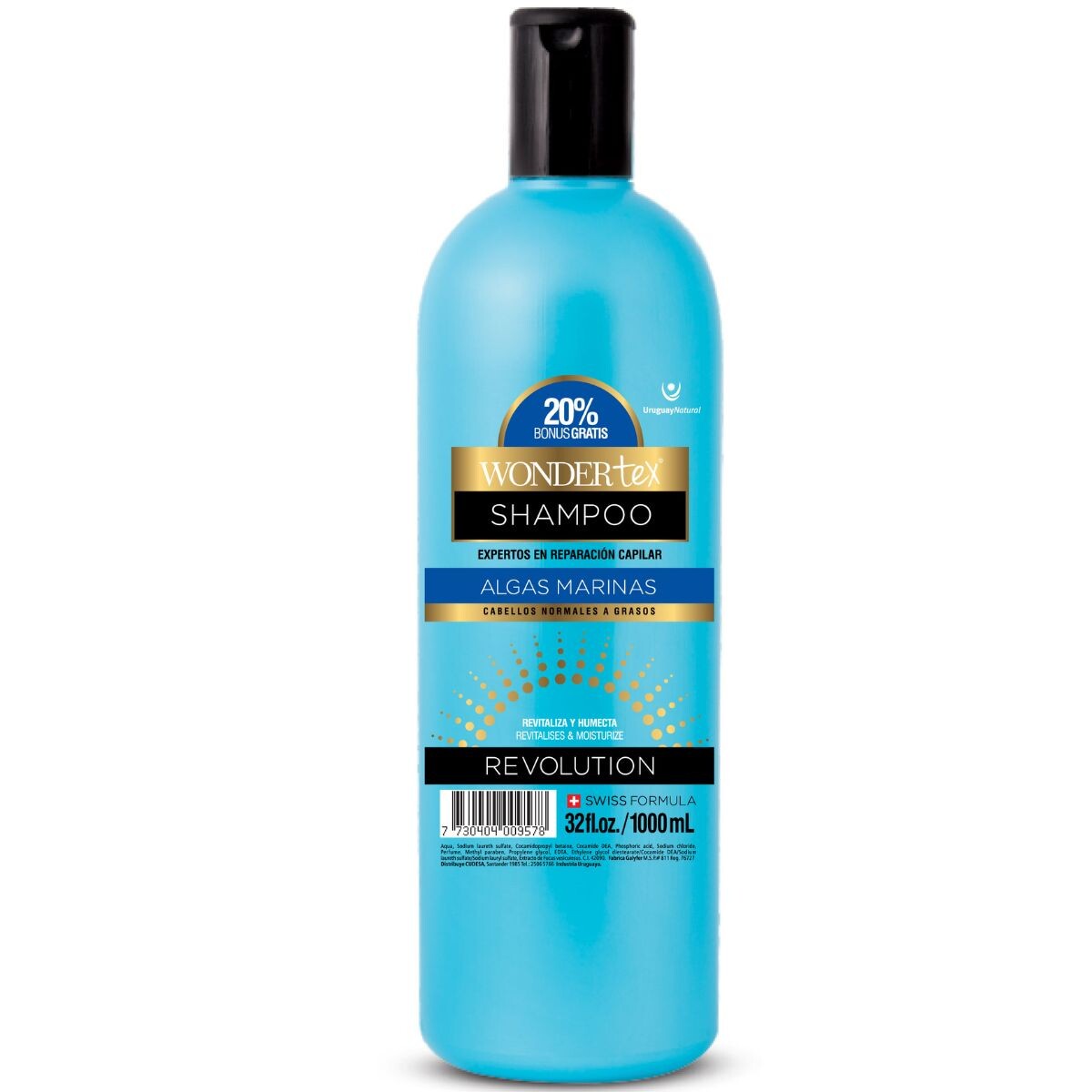 Shampoo WonderTex Algas Marinas 1 LT 