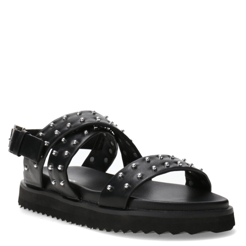 Sandalias de Niña MINI Miss Carol PELLY con tachas Negro