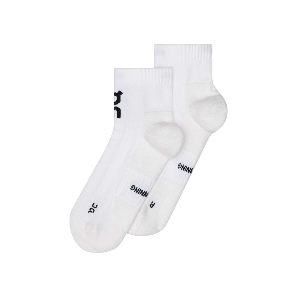 Medias Core Run Sock Alto Unisex - Blanco 