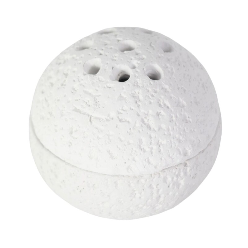 QUEMADOR BLANCO P/INCIENSO 3Pzas 7X7CM Unica