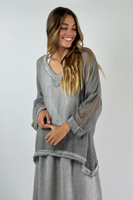 TOP AMAPOLA Gris