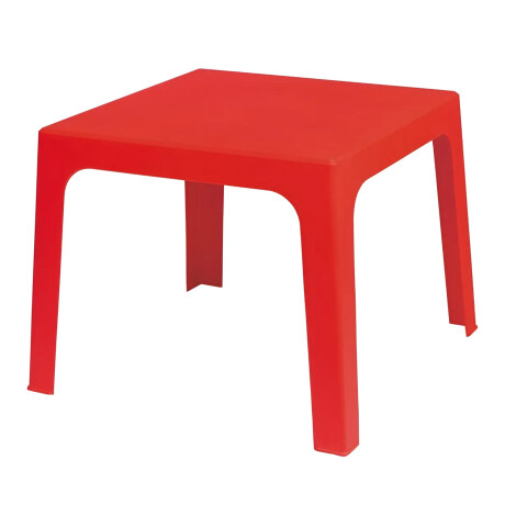 Set Mesa 54x54x46cm y 2 Sillas Infant Plást Reforzado 40kg Rojo