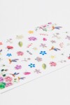 Pack stickers para uñas flores multicolor