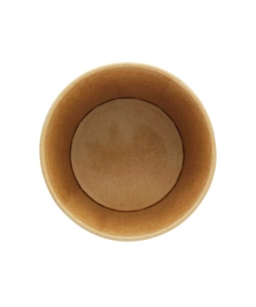 Recipiente cilíndrico de cartón kraft laminado - 50 unidades Recipiente cilíndrico de cartón kraft laminado - 50 unidades