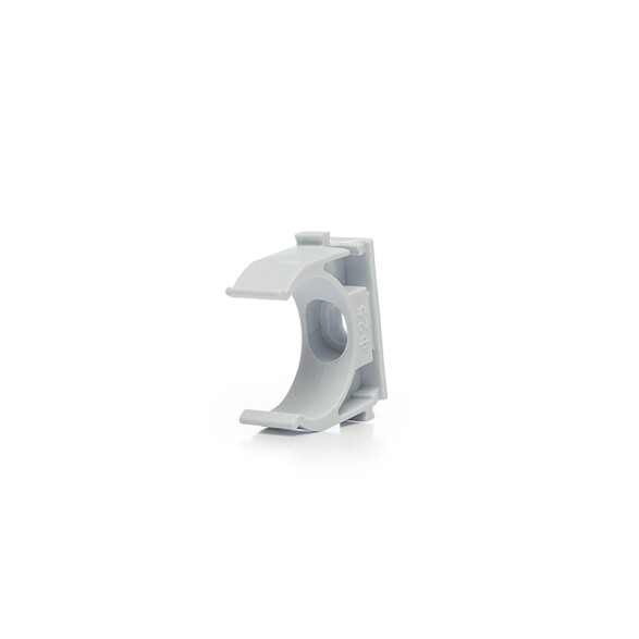 Grampa PVC blanca fija para caño ø25mm Sica SK3565