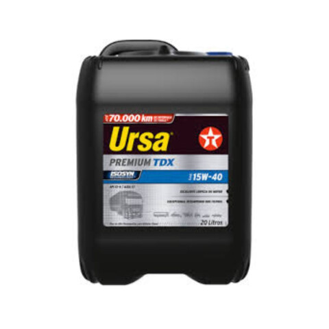 ACEITE 15W40 TEXACO URSA TDX 20LT Aceite 15w40 Texaco Ursa Tdx 20lt