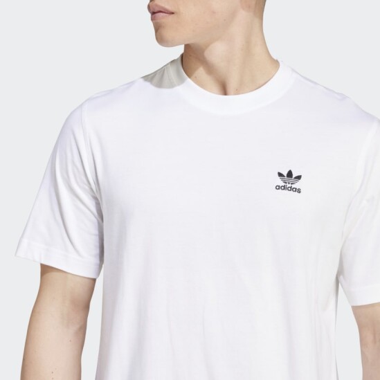 Remera Adidas Essentials Trifolio Blanco