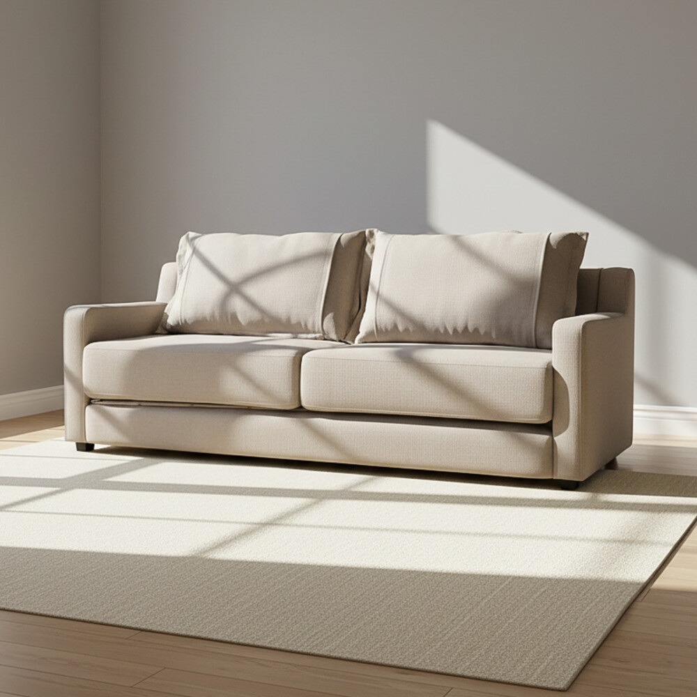 SOFÁ CAMA TELA NATURAL-BEIGE NATURA CREMA