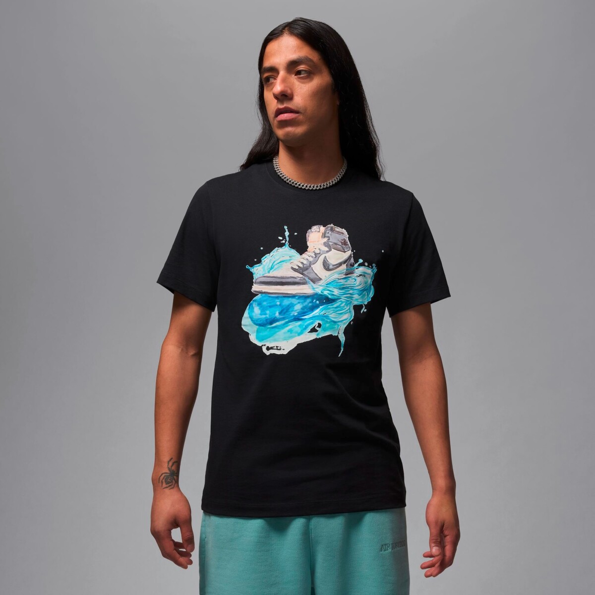 Remera Jordan Flight Essentials AJ1 de Hombre - Negro 