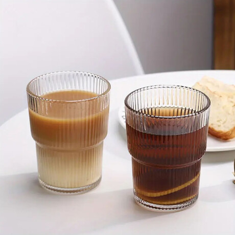 Set X6 Vasos Line 300Ml para Agua Refresco Bebidas en Vidrio Transparente