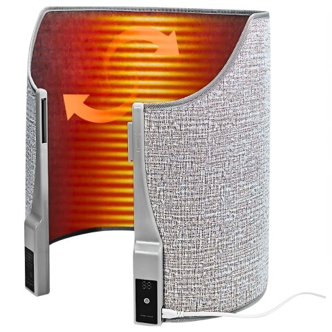 Calentador Plegable Eléctrico De Piernas 4 Velocidades Manta Color Gris