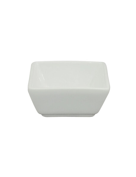 RAMEQUIN CUADRADO 7.5X3CM PORCELANA BLANC RAMEQUIN CUADRADO 7.5X3CM PORCELANA BLANC
