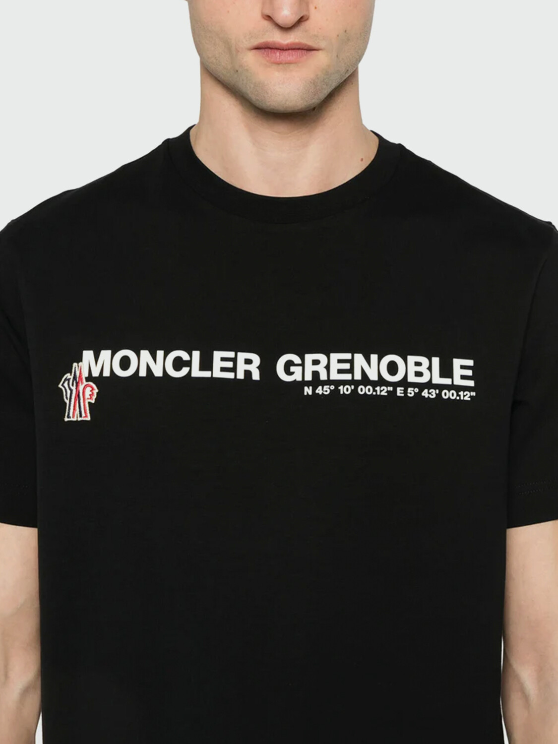 Moncler - Remera Grenoble Manica Negro