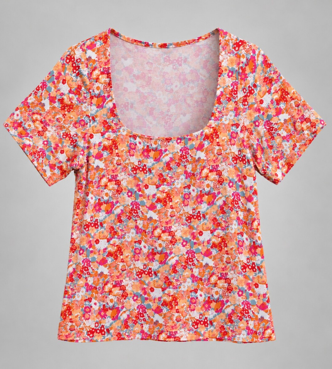 Remera Manuc - Flores 