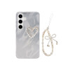Protector para Samsung Galaxy S24 diseño corazón + correa Protector Para Samsung Galaxy S24 Diseño Corazón + Correa