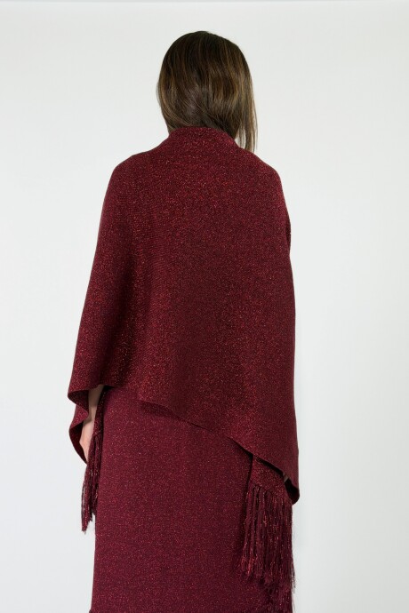 PASHMINA LUMINA Bordo