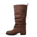 Bota de Mujer Miss Carol Wrinkle Marrón