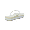 Tropical Brasil Ojota Quadradiha Flattaform De Mujer - Blanco Blanco