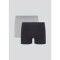CUECA BOXER MASC MESCLA/PRETO