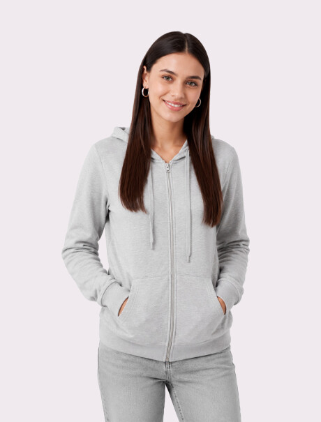 CAMPERA UNISSEX BÁSICA ADULTO GRIS