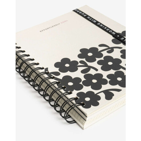 Cuaderno Anillado Estampado 160 Hojas Combinacion Tricolor