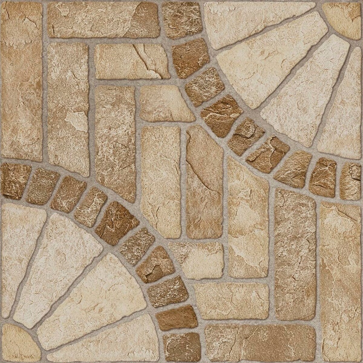 Cerámica Para Exterior Pompeia Marrón Hd "a" 50.8x50.8 Cm 