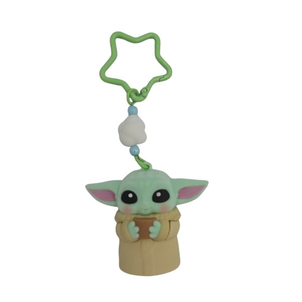 Llavero Grogu terciopelo diseño 2