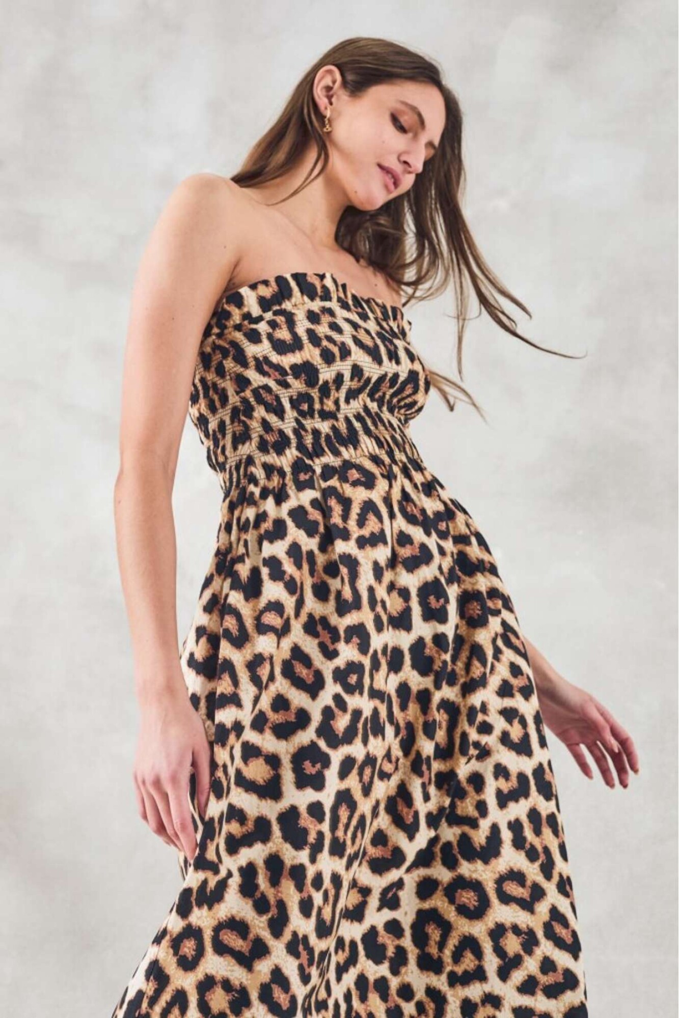 Vestido Animal Print Multi