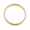Par de alianzas de oro amarillo 18k satinado y brillo de 4.5mm Par de alianzas de oro amarillo 18k satinado y brillo de 4.5mm