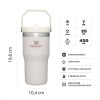 Vaso térmico Stanley Iceflow Flip Straw 591ml Quartz