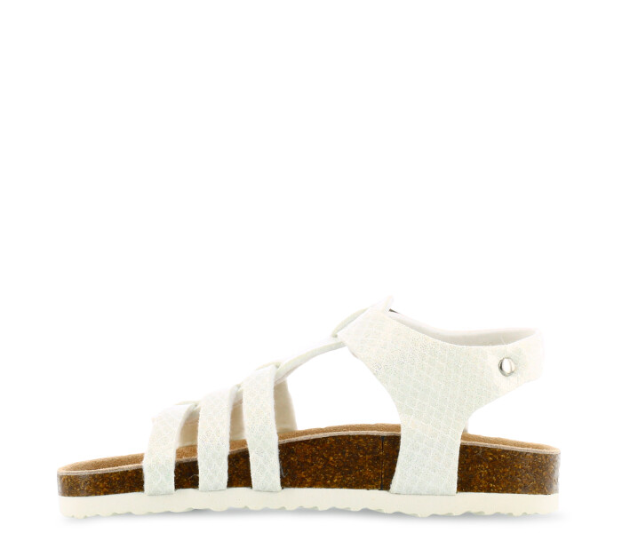 Sandalia de Niña Mini Miss Carol FRITS franciscana Blanco