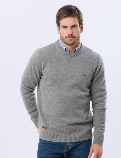 BUZO DE LANA Gris claro